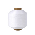 White semi full SD 800T tpm fdy 75/36 polyester twisted yarn for woven label